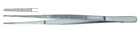 Пiнцет анатомiчний Тейлора 175 мм, з направником Surgimax 05-909-17